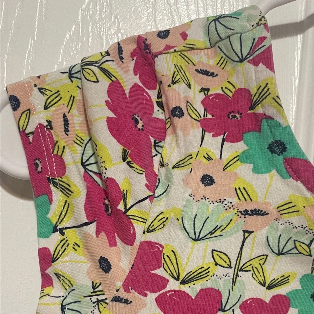 Basic Editions Floral Girls  Dress        Size M 7/8
